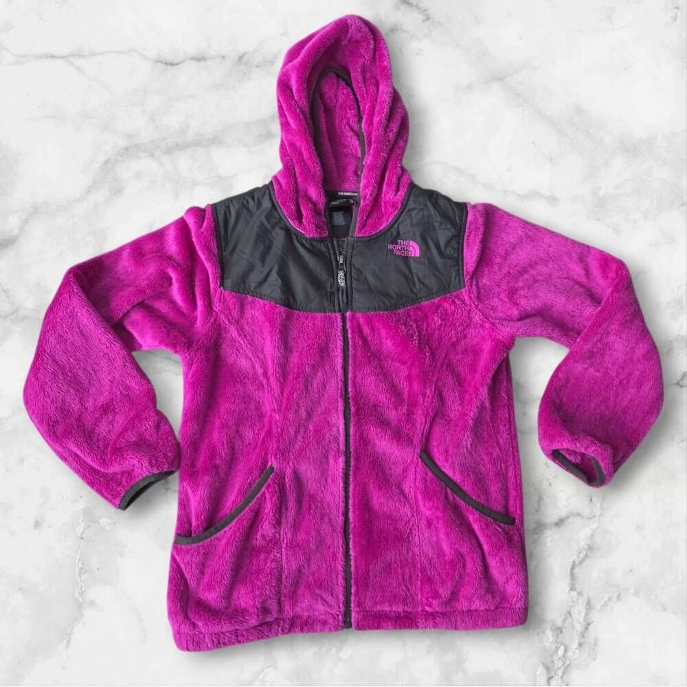 North Face Pink Girls XL Full Zip Jacket
